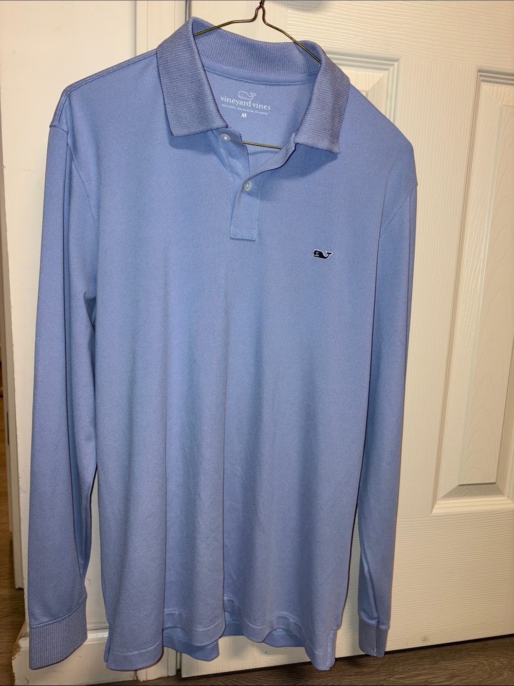 Vineyard Vines Men's Long-Sleeve Polo Shirt - Light Blue